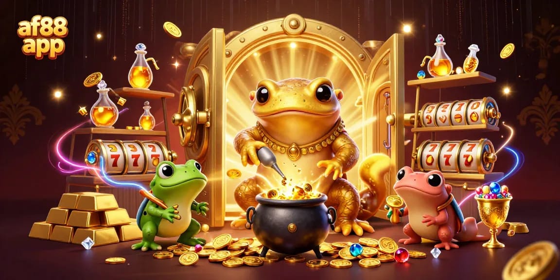 Experience winning thrills with the af88 app, showcasing a vibrant casino atmosphere and dynamic gaming elements.