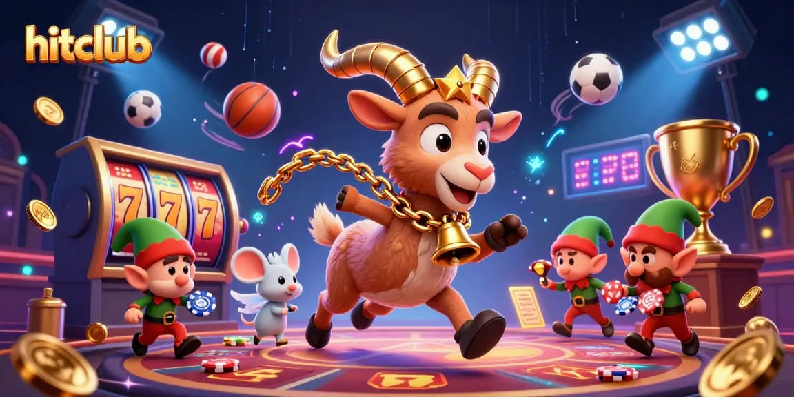 Win exciting slots and sports action at hitclub with a festive casino atmosphere.