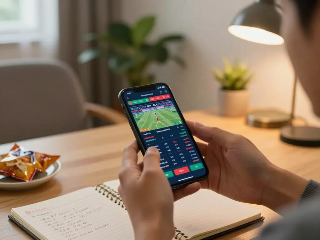 Experience thrilling kèo nhà cái action with online sports betting on a smartphone during live events.