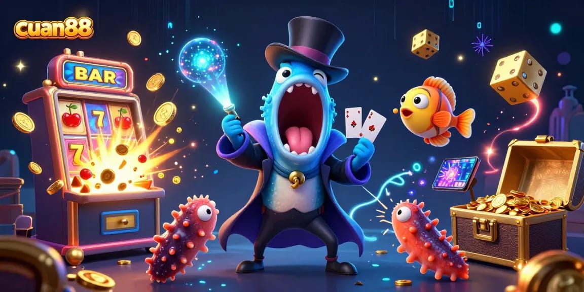 Cuán88, bermain slot gacor dengan jackpot, gulper eel si pesulap menikmati kemenangan di dunia kasino.