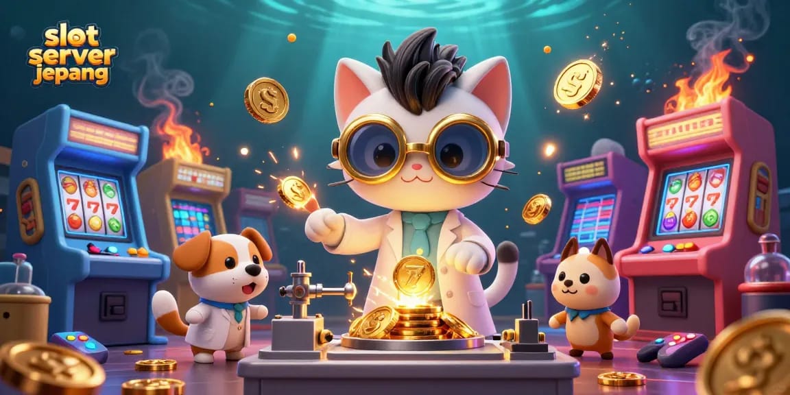 Experience exhilarating wins with slot server jepang, featuring lively characters and colorful gaming elements.
