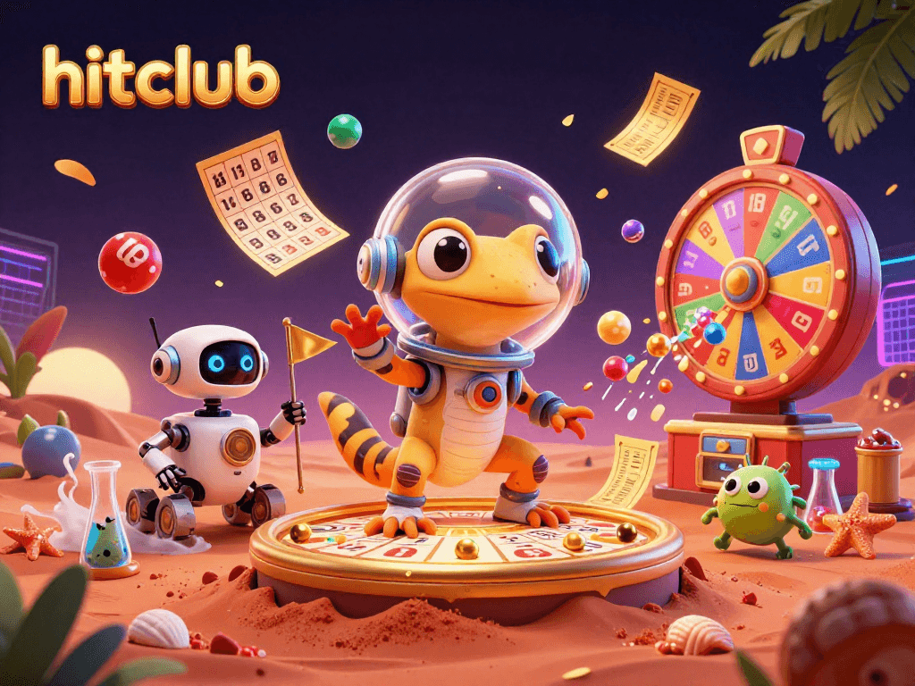 Experience excitement with hitclub's vibrant Martian casino adventure featuring lively lottery elements.