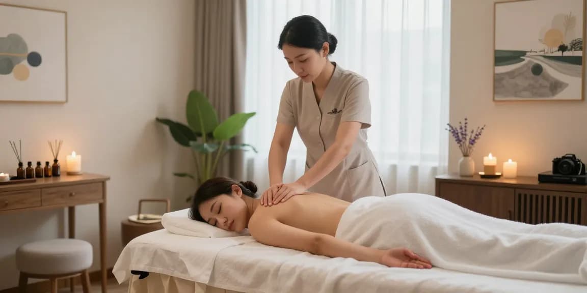Relaxing treatment at 분당구오피 with soothing ambiance and professional services.