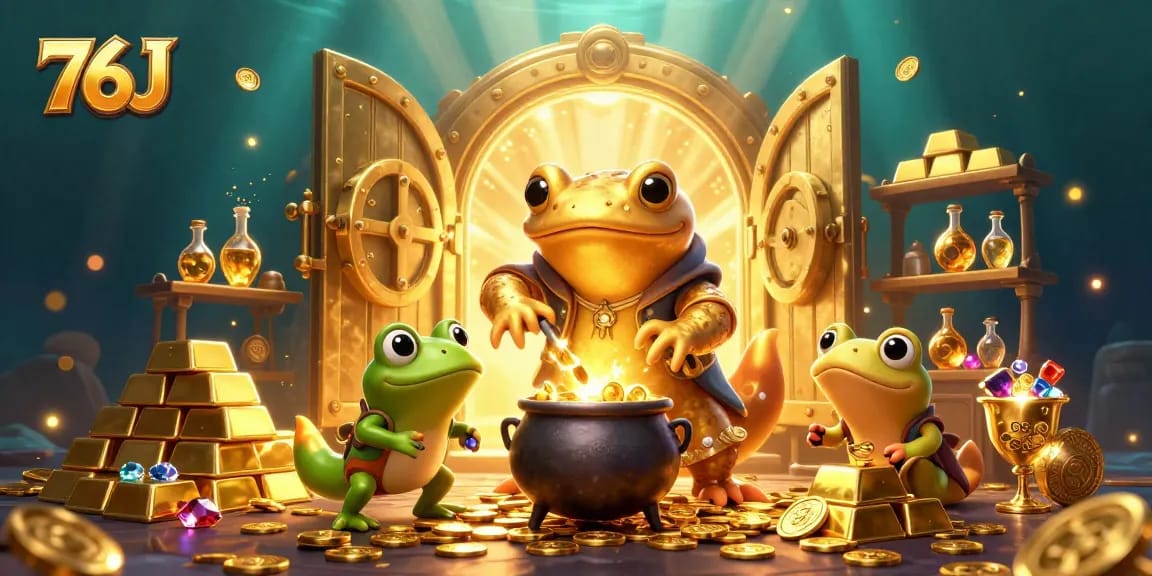 Os personagens do 76J transformam metais comuns em moedas de ouro em um laboratório medieval vibrante.