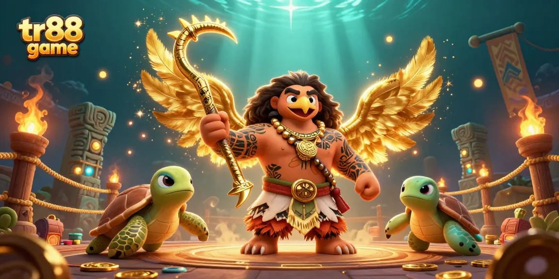 Experience the excitement of the tr88 game with vibrant characters and dynamic casino elements.