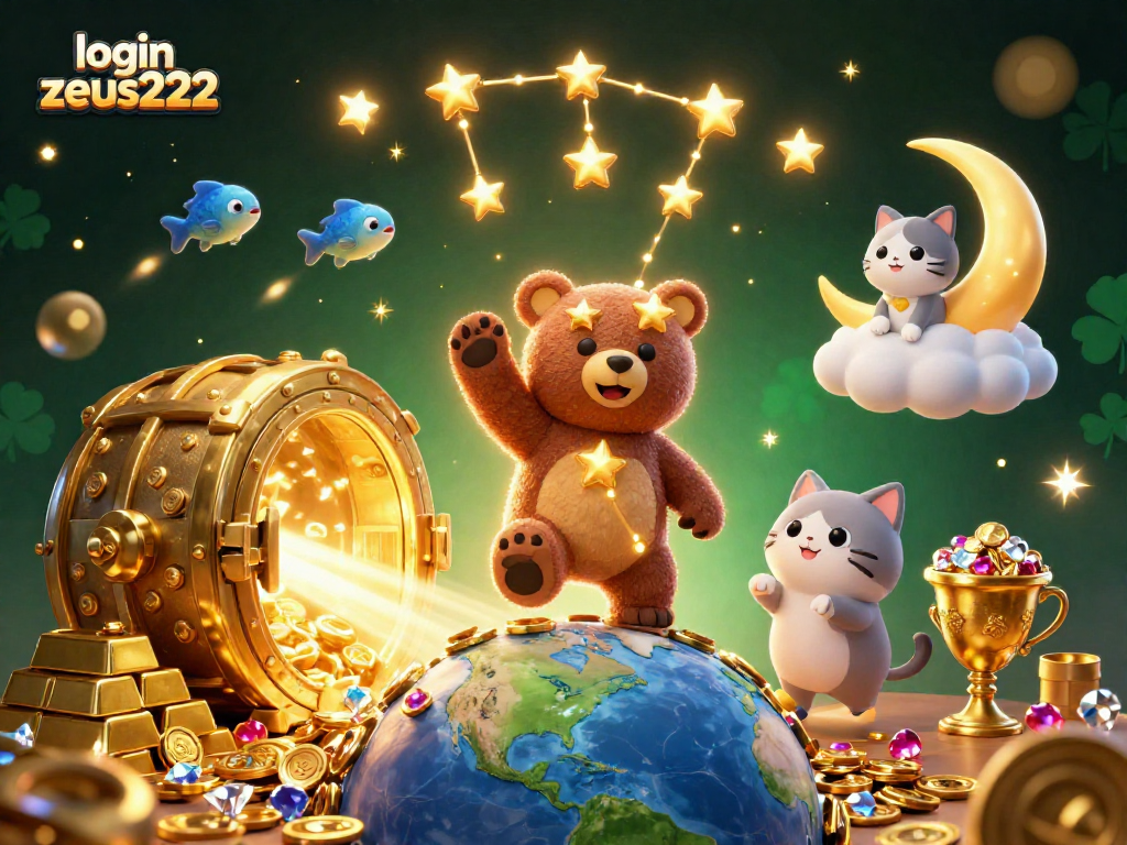 Engage in gaming thrills with login zeus222, where stars and treasures illuminate the night sky.