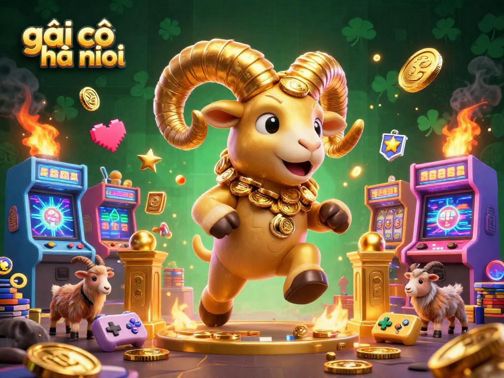 Engage with gái gọi hà nội featuring a dynamic scene of golden ram and gaming elements.