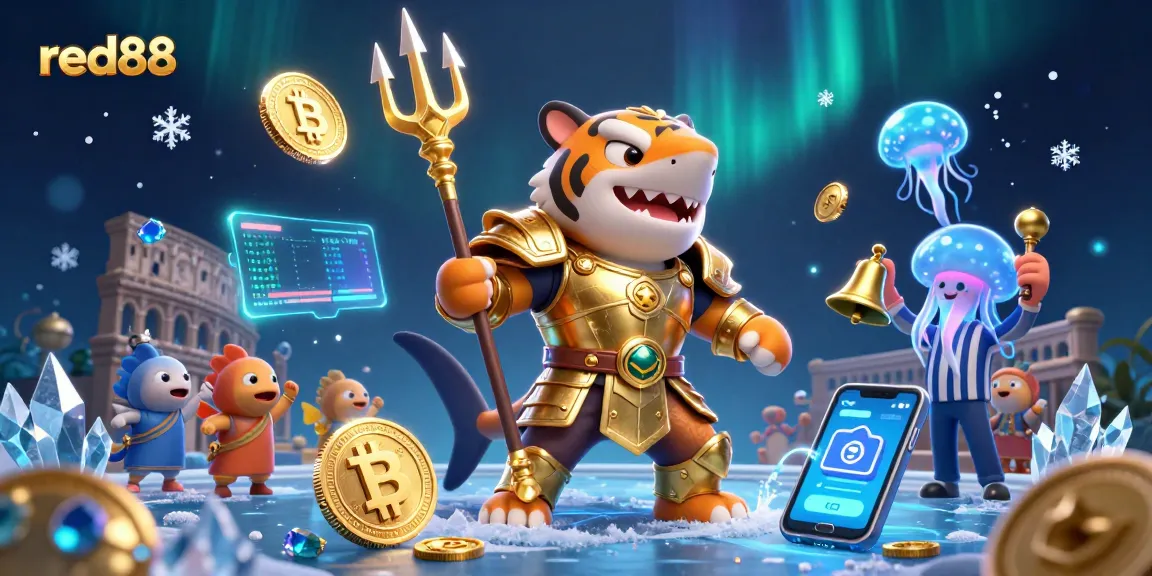 Engage with red88 and explore vibrant 3D casino action featuring crypto elements and a thrilling underwater showdown.