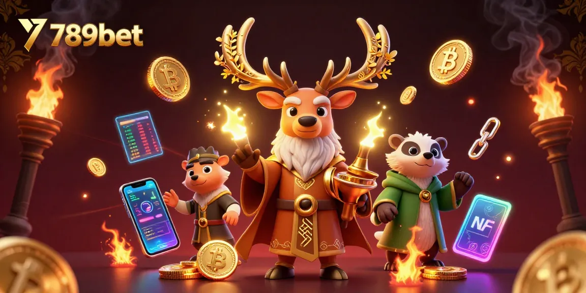 Engage with winning strategies at 789bet, featuring a fantasy casino scene filled with vibrant elements.