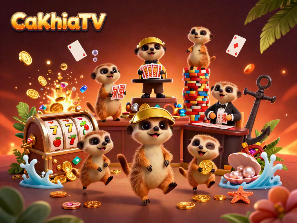 Experience exciting gameplay at CaKhiaTV’s immersive gaming scene filled with vibrant casino action.