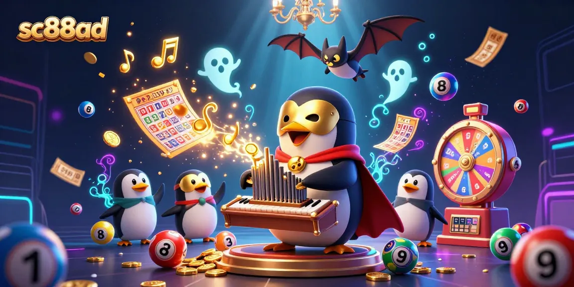 Experience gaming excitement with the sc88ad cartoon penguin playing music for impressive jackpots.