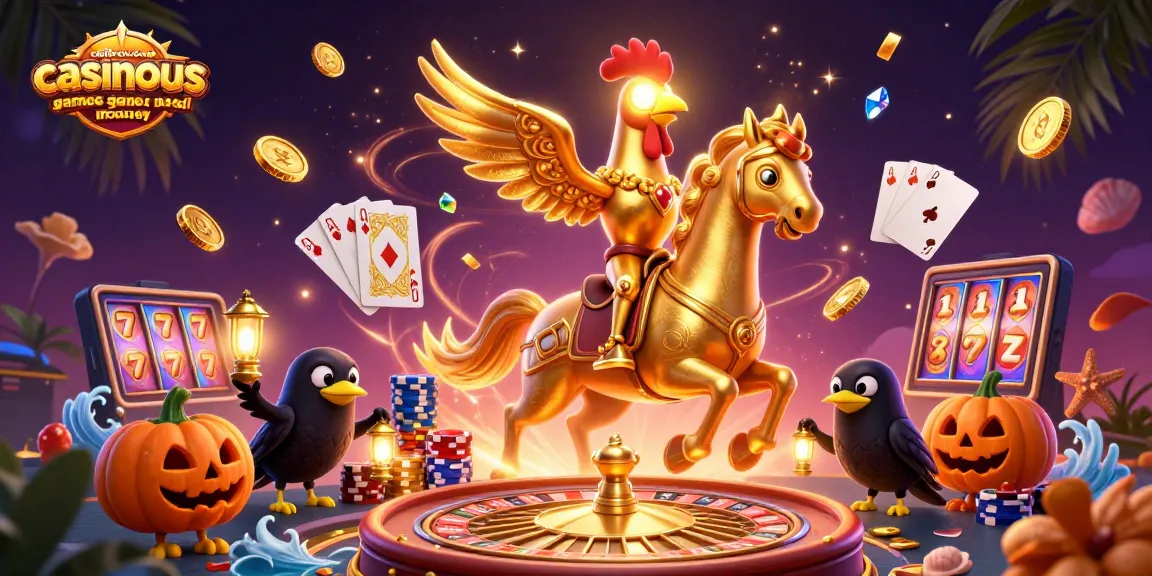 Experience the thrill of casinous.com casino games real money in this vibrant casino art.