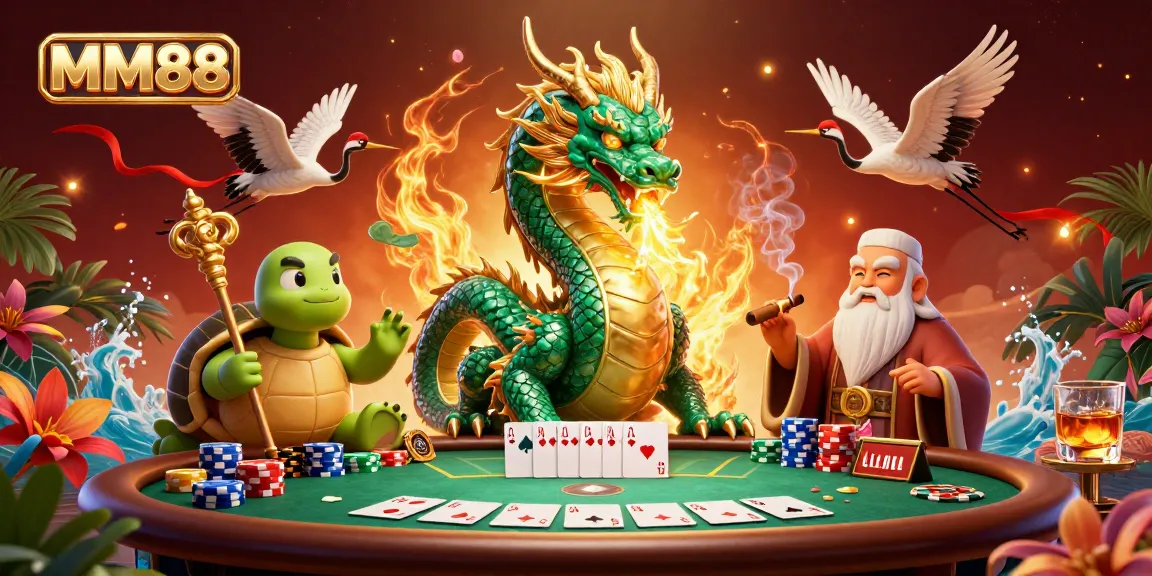 Spin the reels at MM88, where the emerald dragon and lucky cranes enhance the gaming excitement.