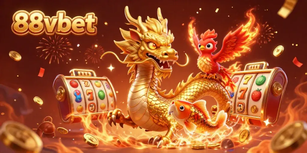 Experience the thrill of winning jackpots in immersive 88vbet casino scenes with vibrant imagery.
