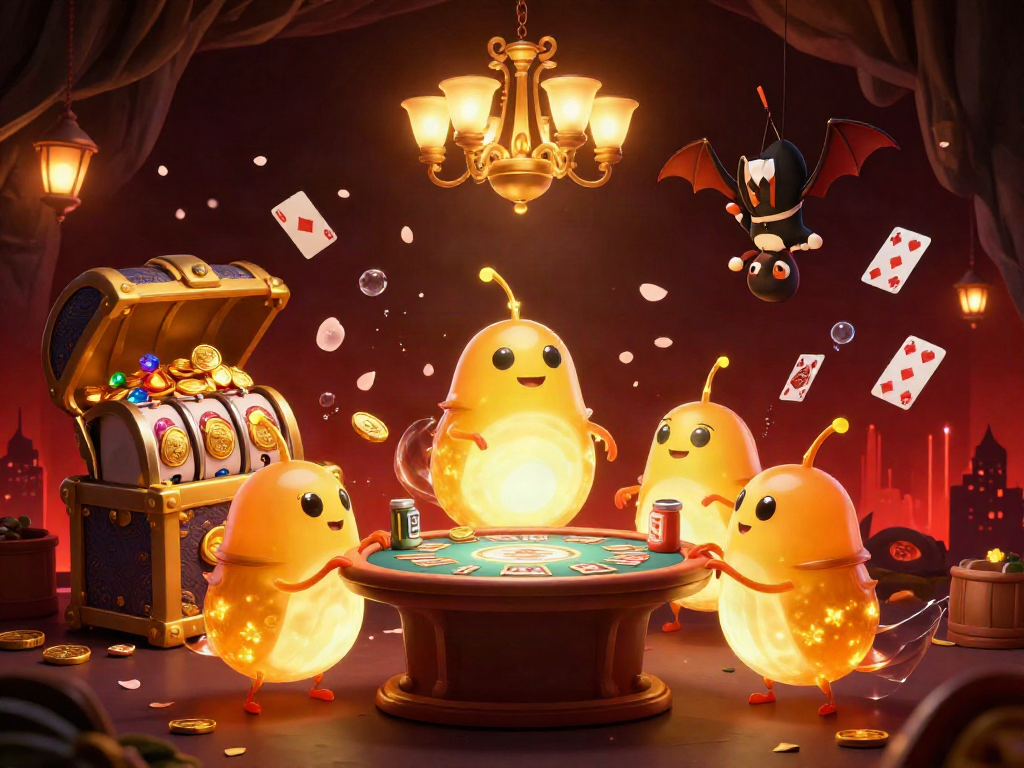 Experience thrilling gameplay at sunwin casino, where glowworms illuminate a vibrant gaming cave.