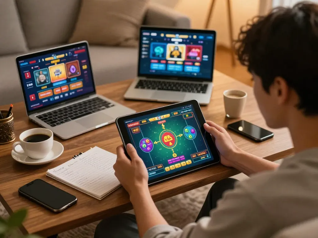 Engaging gameplay on taixiuonlinego tablet showing Tài Xỉu strategy and fun