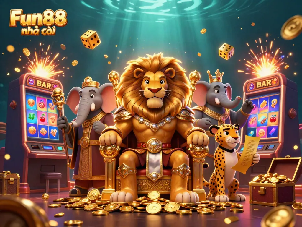 Spin slots and win big with Fun88 nhà cái in a vibrant, dynamic casino scene.