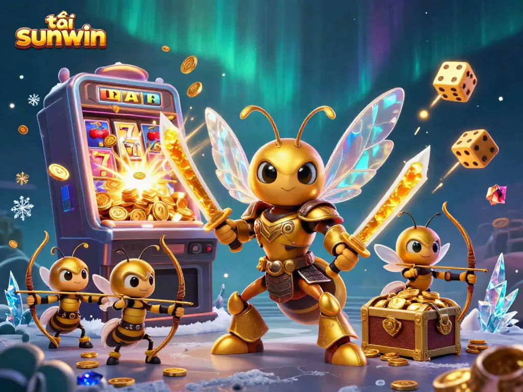 Experience the thrill of tải sunwin through our vibrant casino-themed 3D illustration.